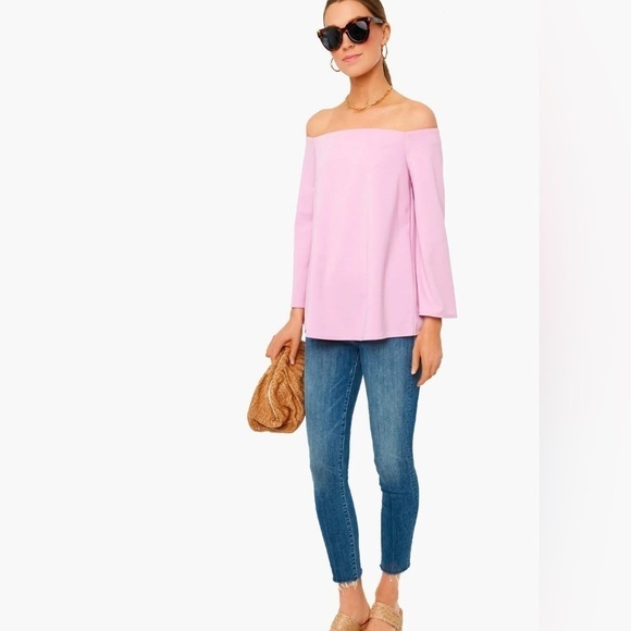 Tuckernuck Off The Shoulder Lilac Top